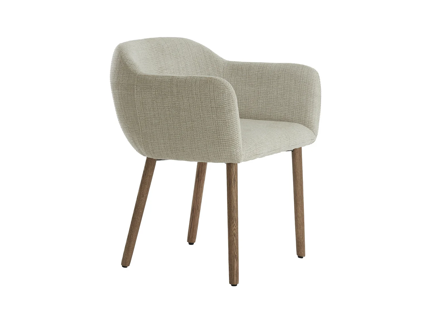 Chaise de salle à manger BLAINE - 56x62,5x76,5cm - Blanc - Lot de 2