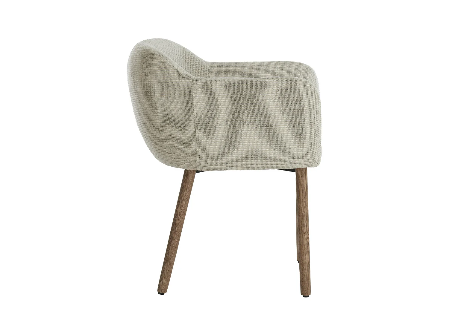 Chaise de salle à manger BLAINE - 56x62,5x76,5cm - Blanc - Lot de 2