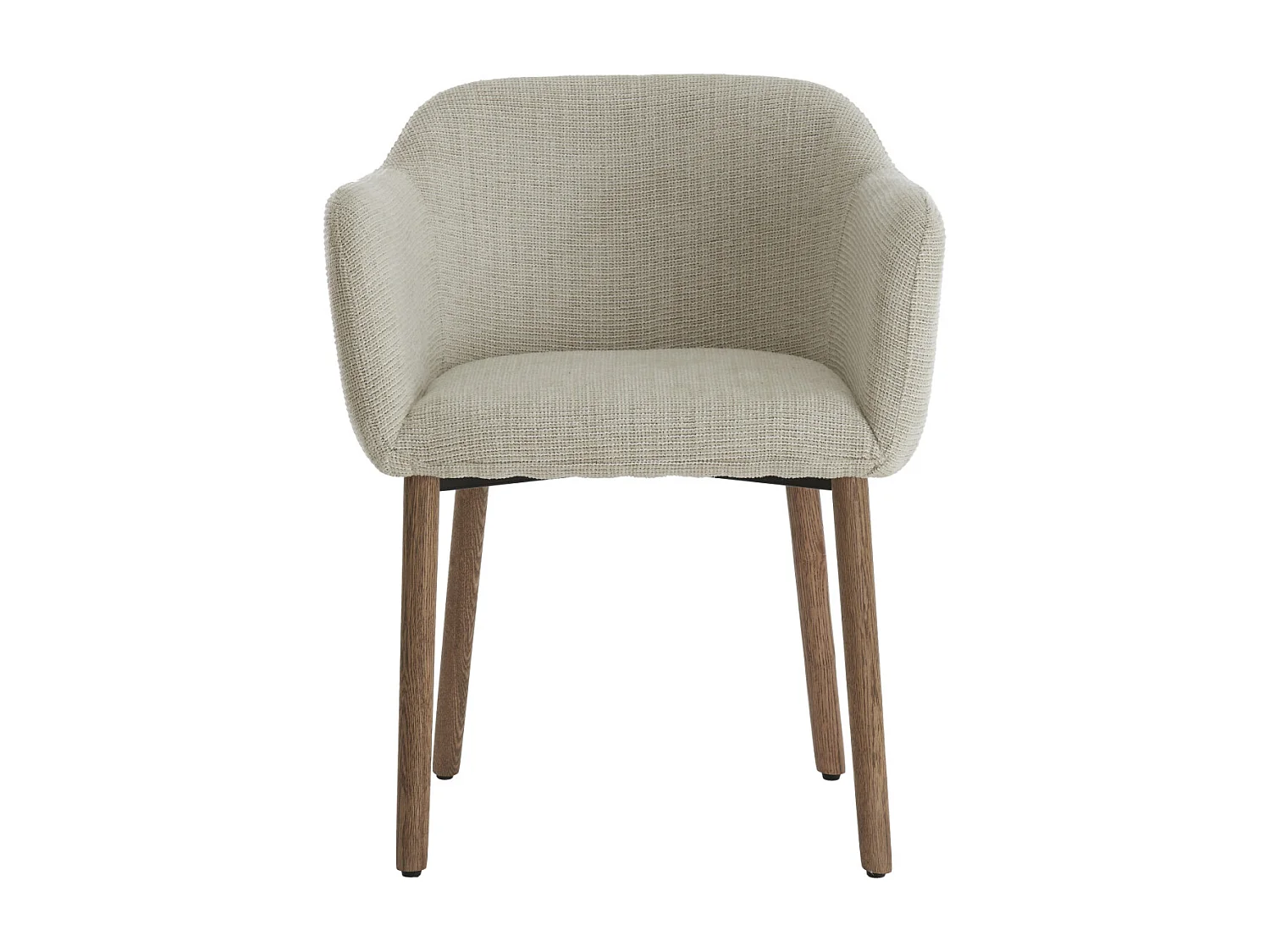 Chaise de salle à manger BLAINE - 56x62,5x76,5cm - Blanc - Lot de 2