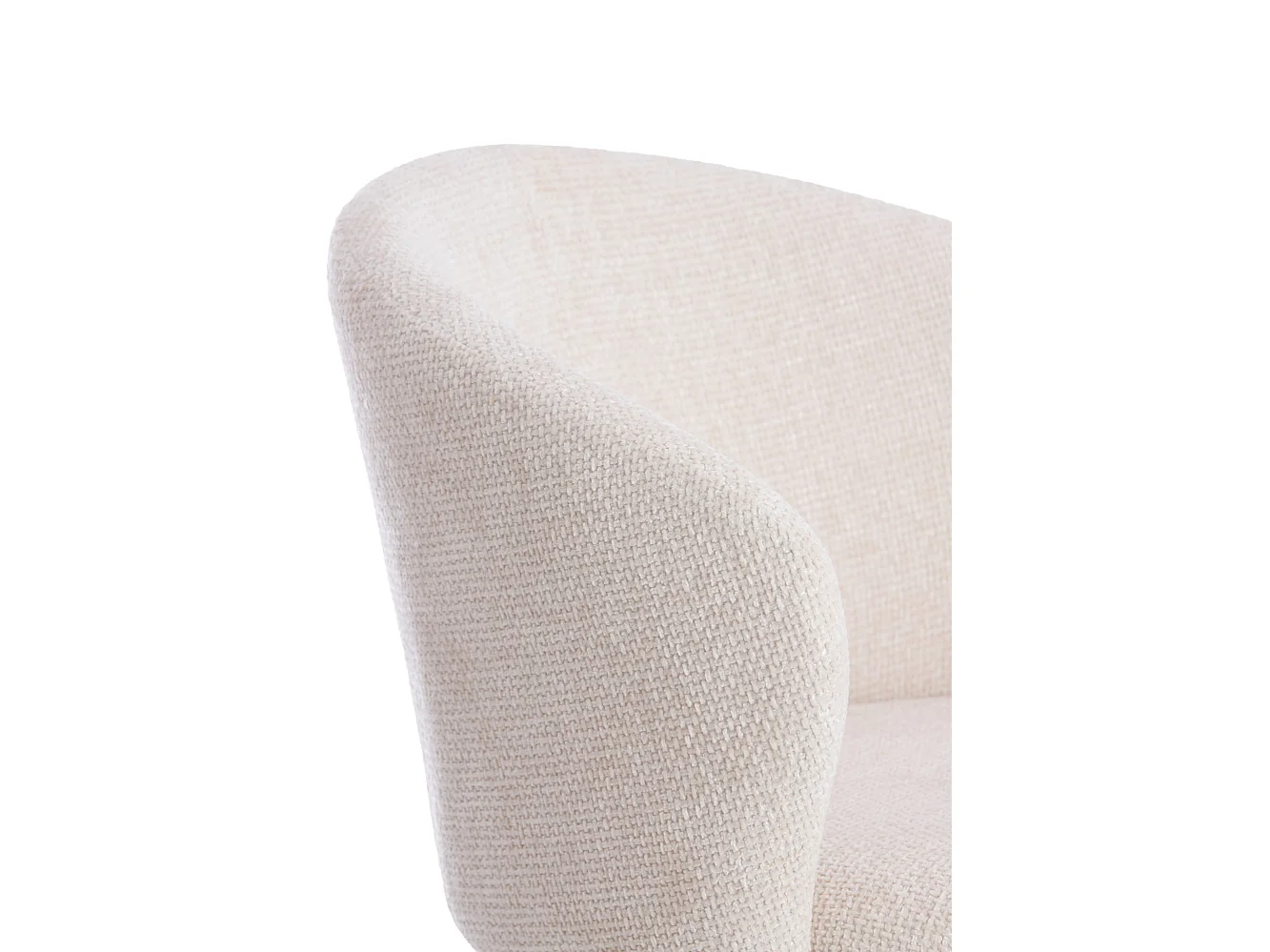 Chaise de salle à manger RADAJA - Ø58x78cm - Blanc - Lot de 2