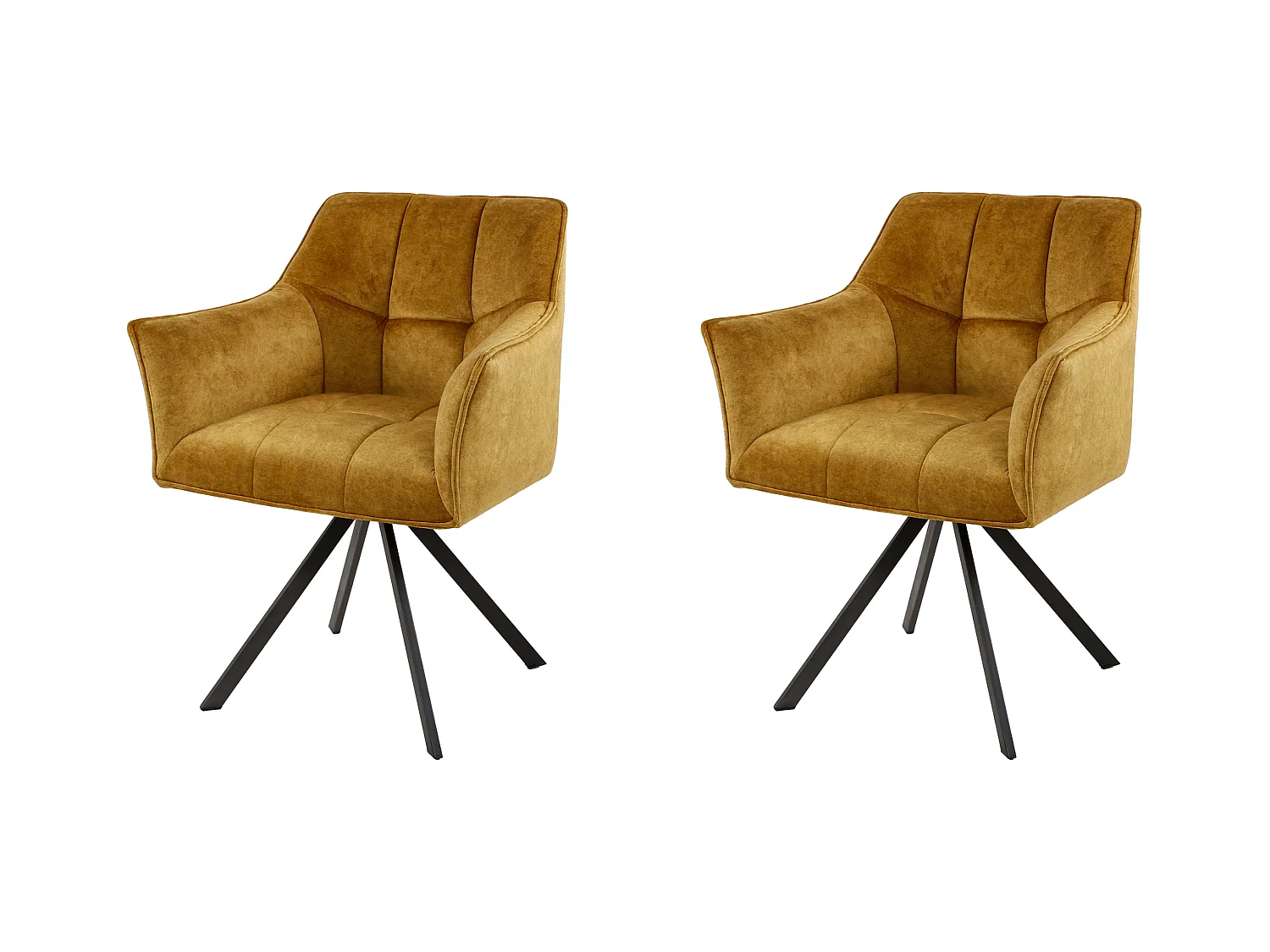 Fauteuil pivotant Raster - Lot de 2