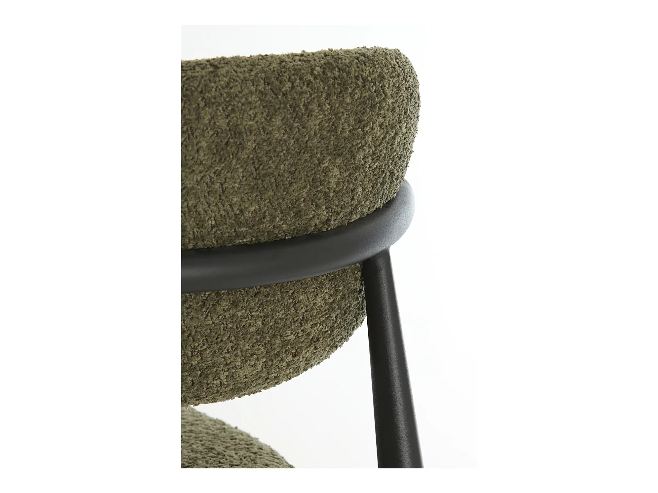 Eetkamerstoel ENIOLA - 54x52x76cm - Groen - Set van 2