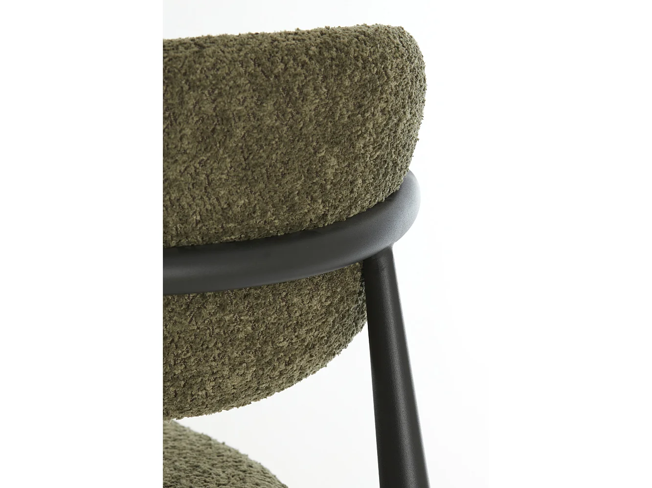 Chaise de salle à manger ENIOLA - 54x52x76cm - Vert - Lot de 2