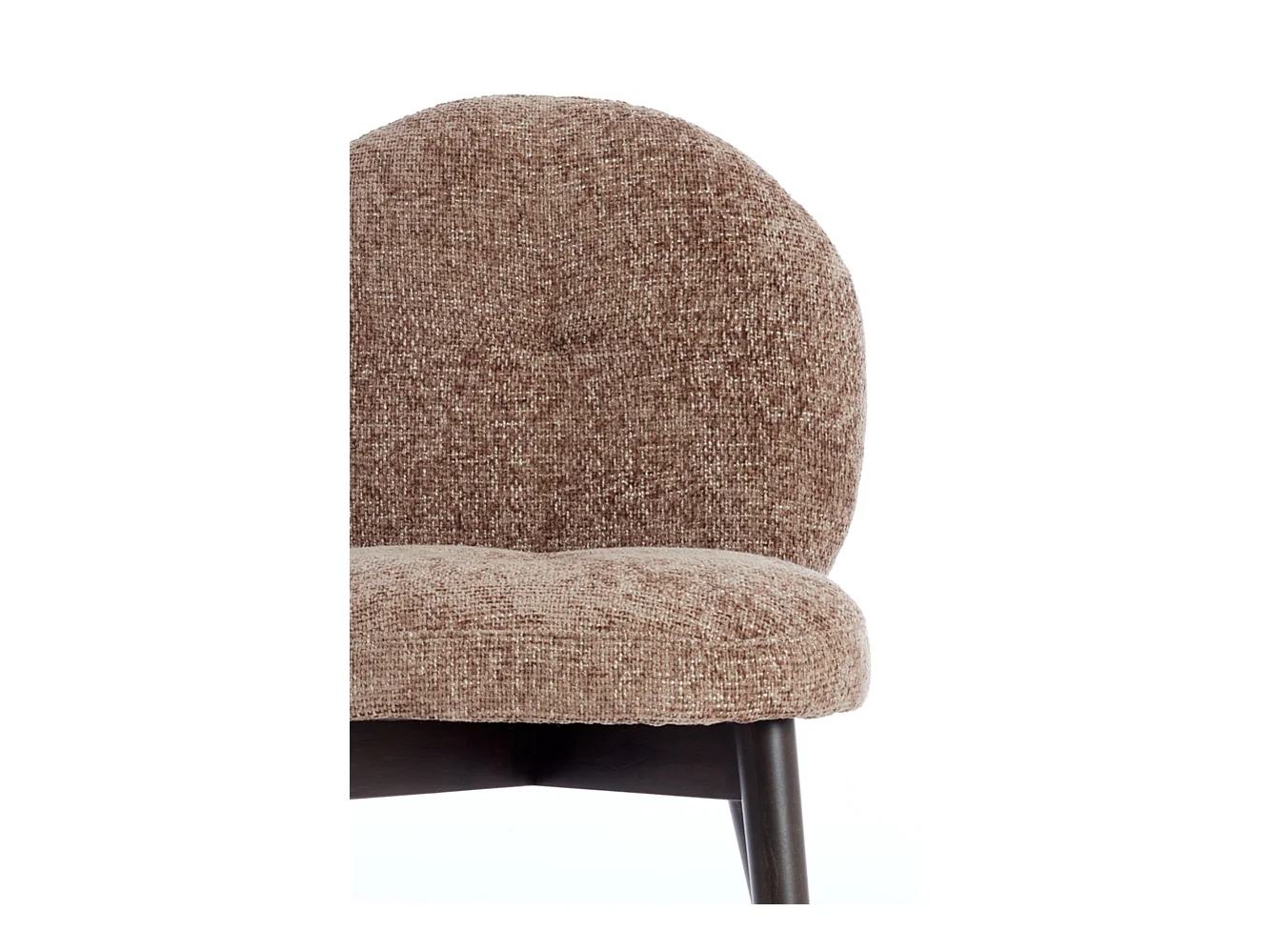 Chaise de salle à manger SINOSA - 59x50x83cm - Marron - Lot de 2