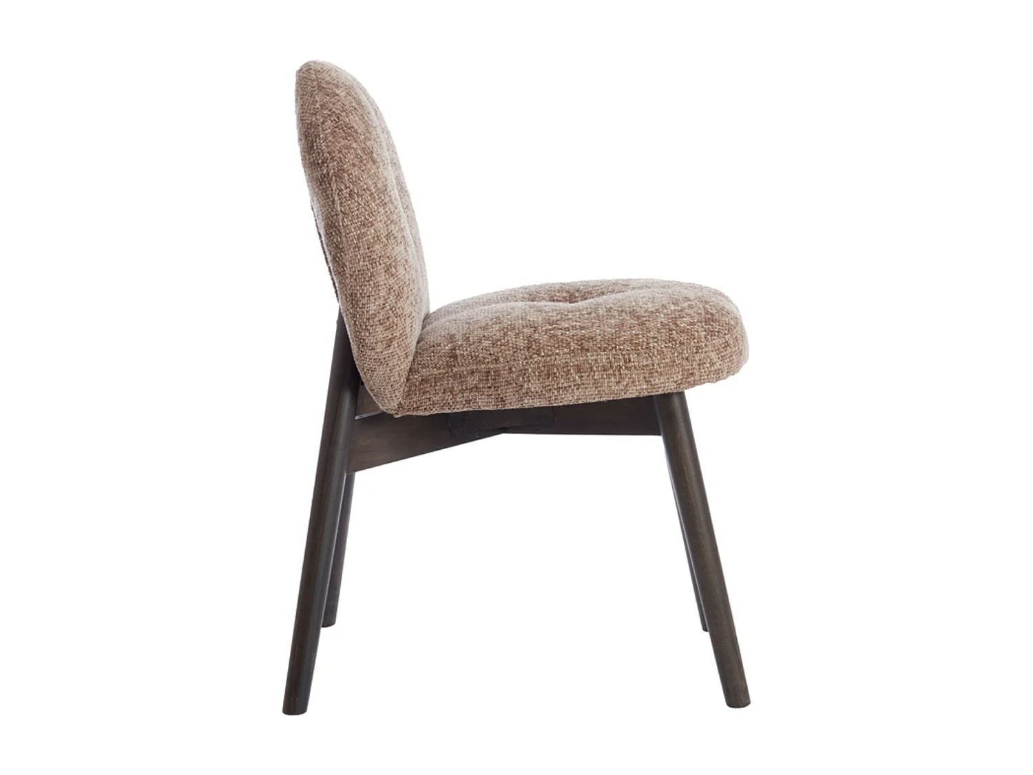 Esszimmerstuhl SINOSA - 59x50x83cm - Braun - 2er-Set