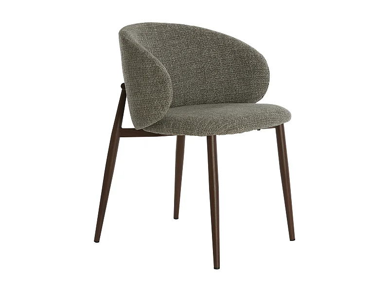 Esszimmerstuhl ALUKO - 56x57x74cm - Schwarz - 2er Set