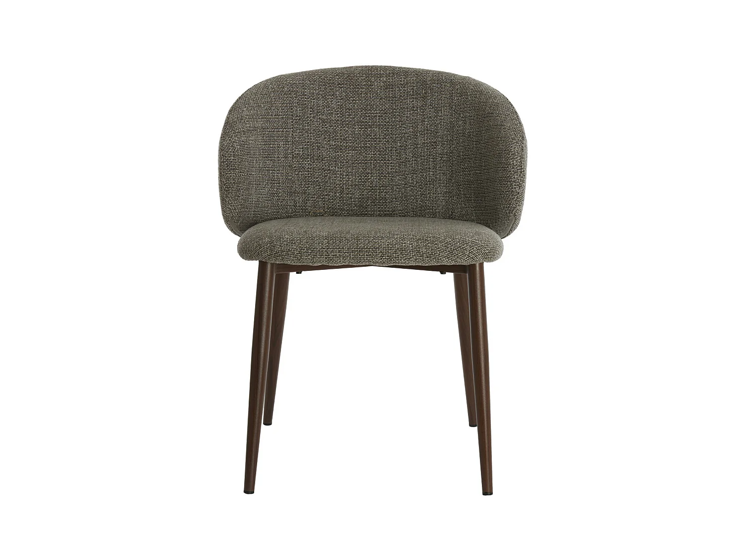 Chaise de salle à manger ALUKO - 56x57x74cm - Noir - Lot de 2