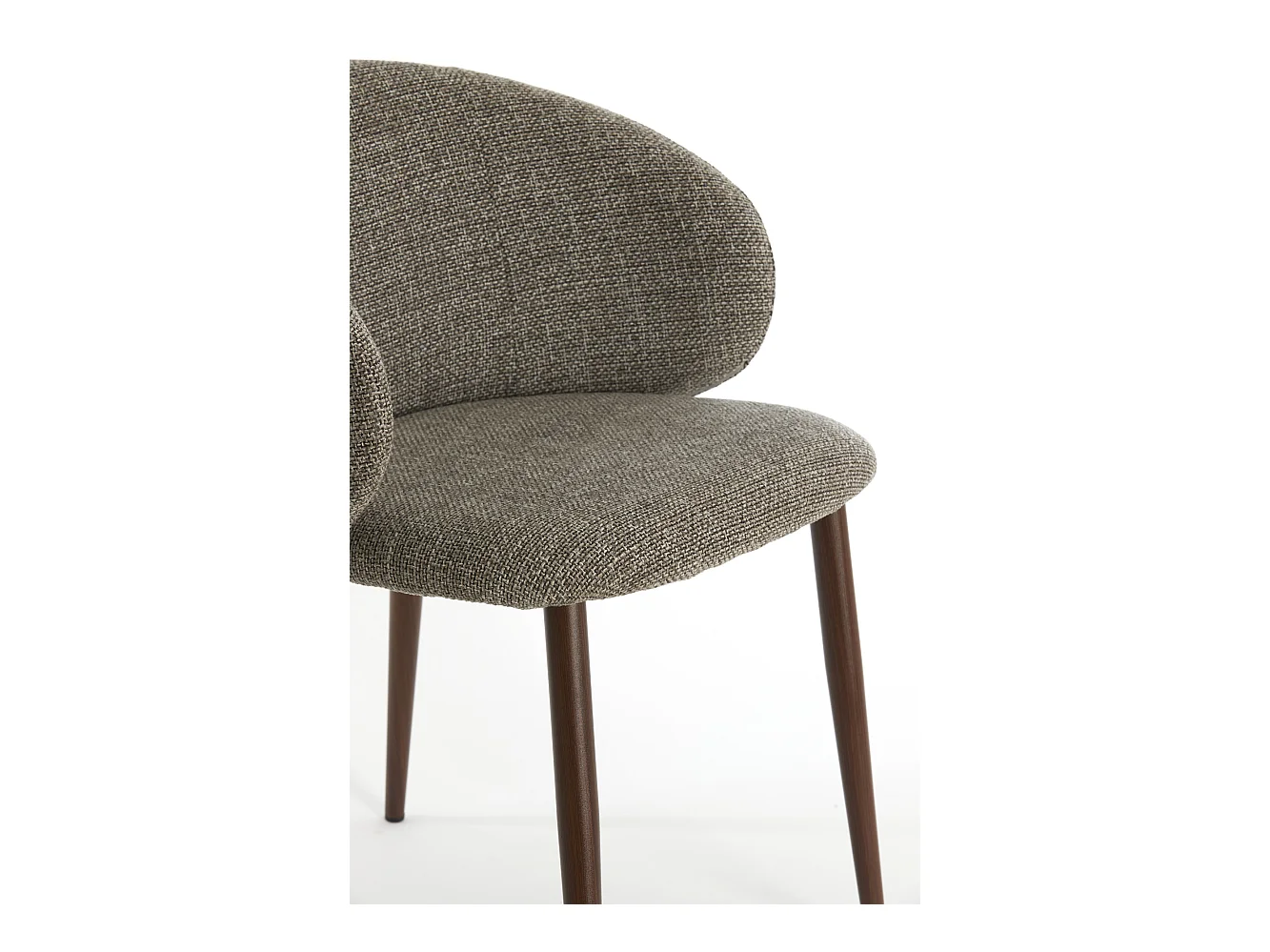 Chaise de salle à manger ALUKO - 56x57x74cm - Noir - Lot de 2