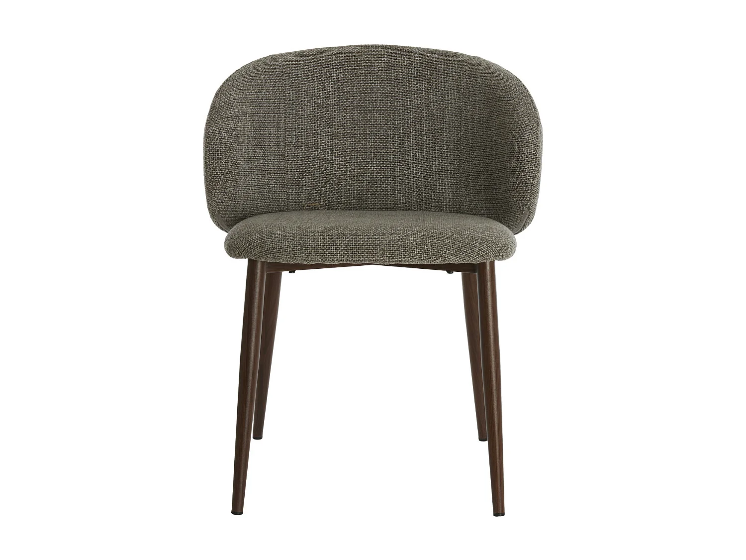 Eetkamerstoel ALUKO - 56x57x74cm - Zwart - Set van 2