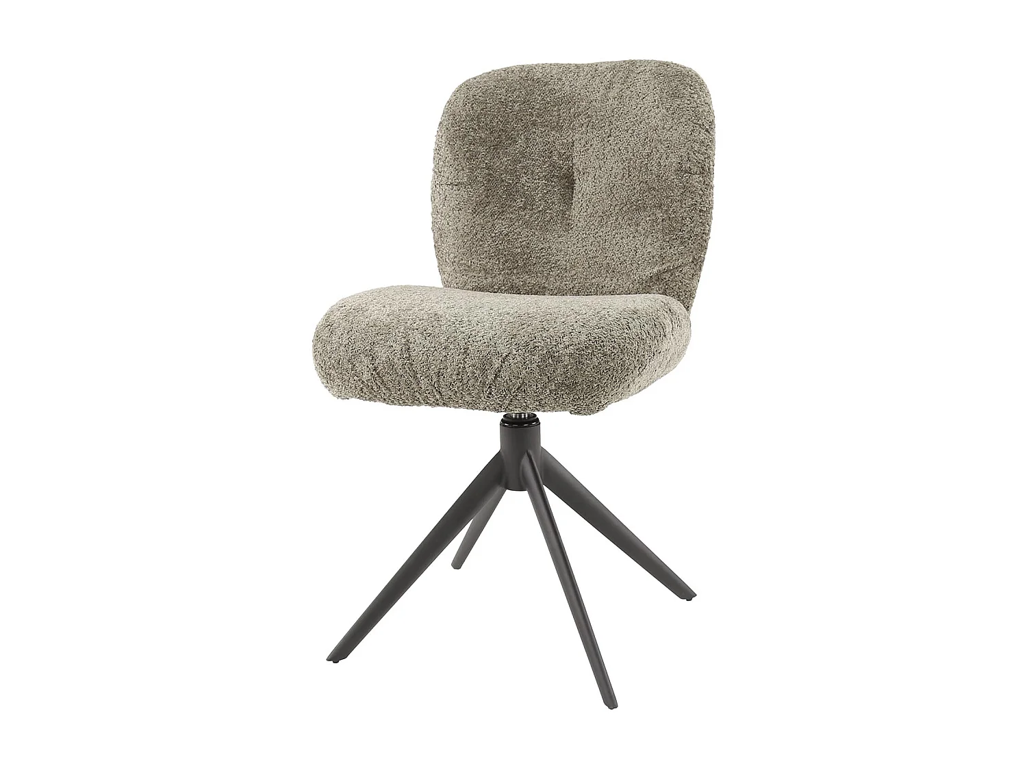 Stoel Comfort Draaibaar. 2 Stuks - Boucle Taupe