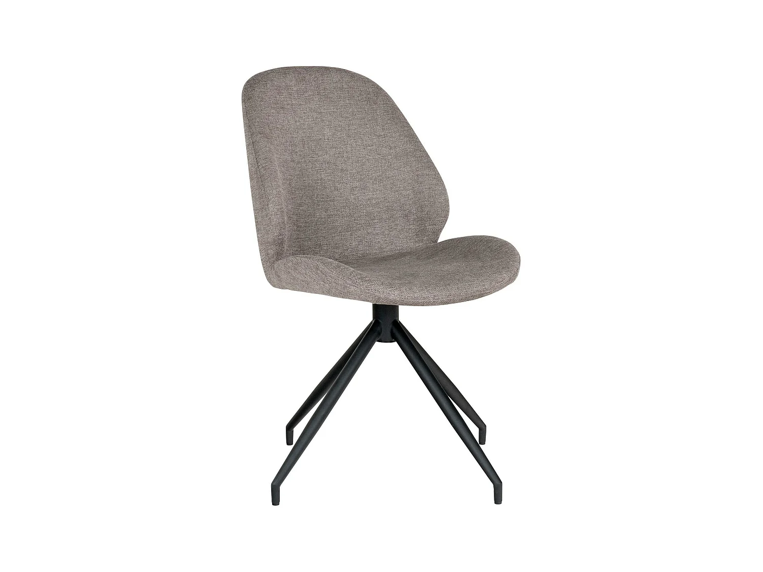 Chaise pivotante gris minéral (lot de 2) BERLIN