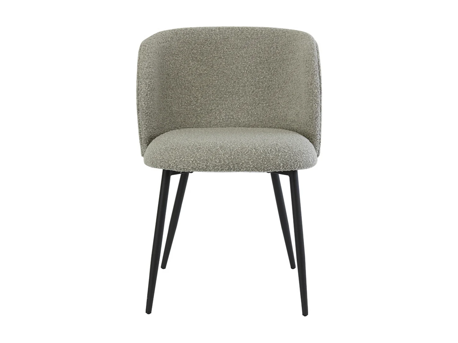 Eetkamerstoel ELYNA - 56x55x79cm - Grijs - Set van 2