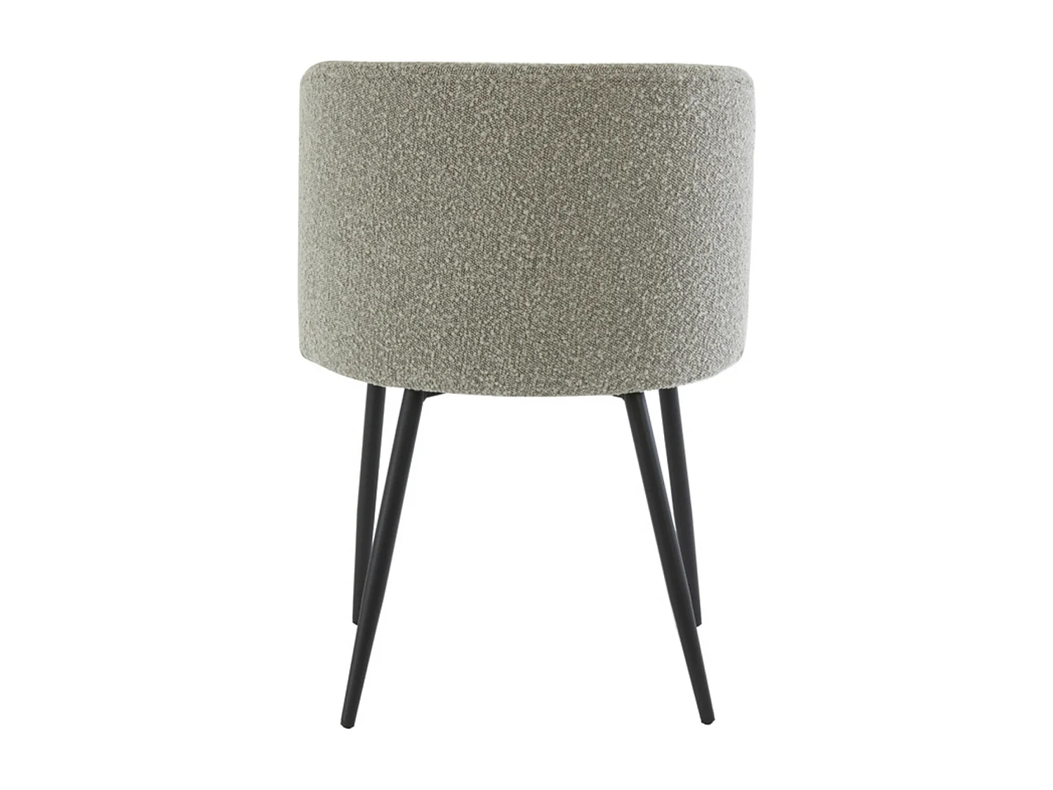 Eetkamerstoel ELYNA - 56x55x79cm - Grijs - Set van 2