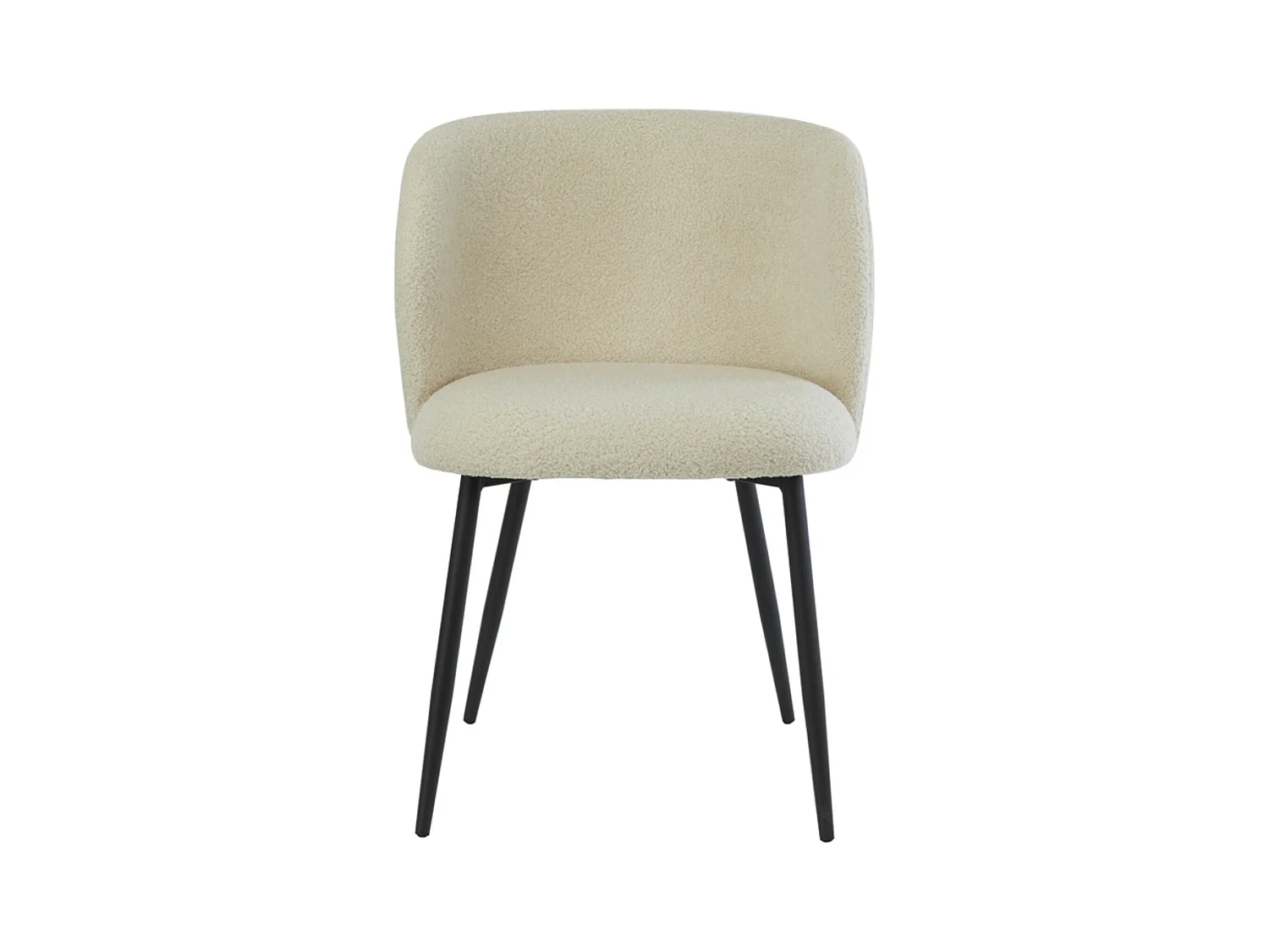 Chaise de salle à manger ELYNA - 56x55x79cm - Marron - Lot de 2