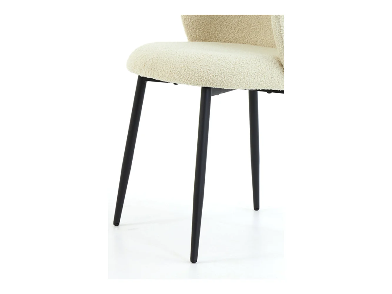 Chaise de salle à manger ELYNA - 56x55x79cm - Marron - Lot de 2