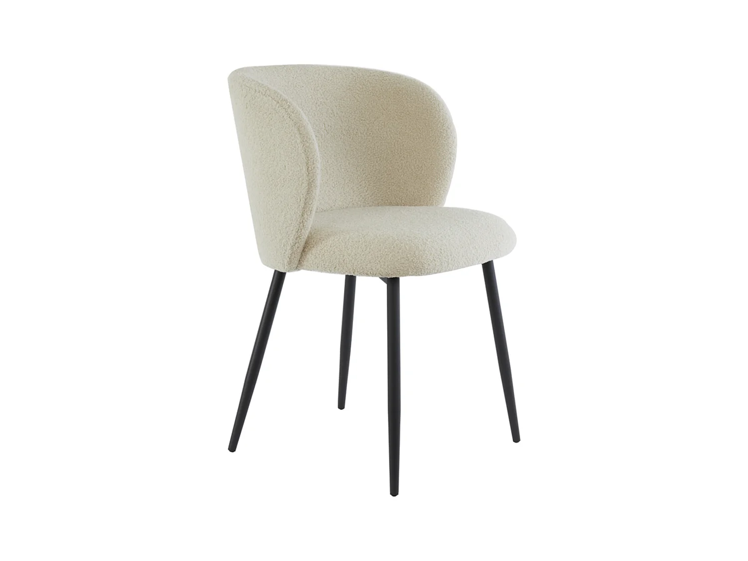 Chaise de salle à manger ELYNA - 56x55x79cm - Marron - Lot de 2