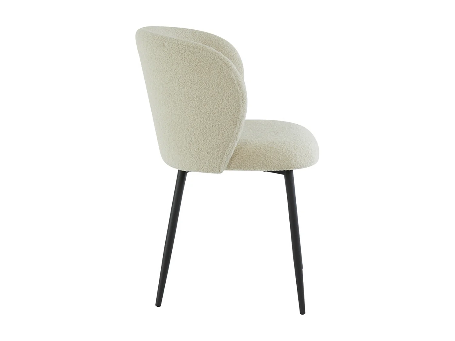 Eetkamerstoel ELYNA - 56x55x79cm - Bruin - Set van 2