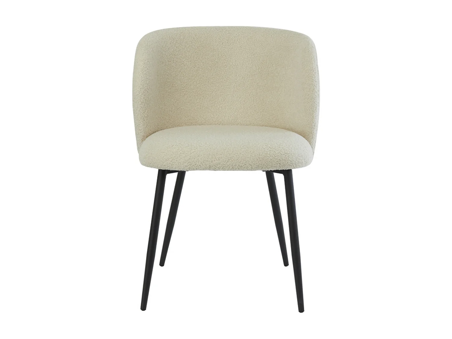 Eetkamerstoel ELYNA - 56x55x79cm - Bruin - Set van 2