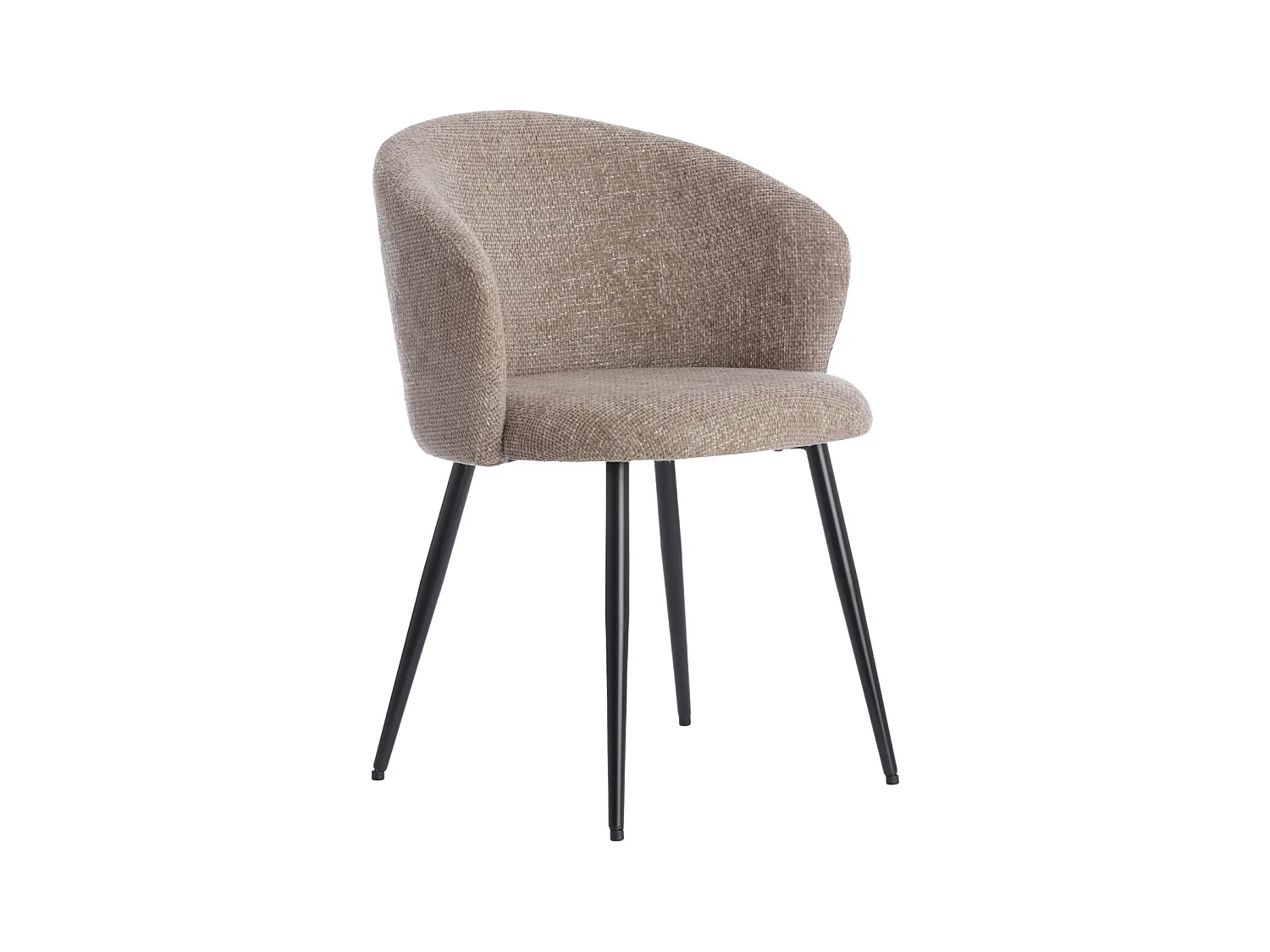 Chaise de salle à manger RADAJA - Ø58x78cm - Marron - Lot de 2