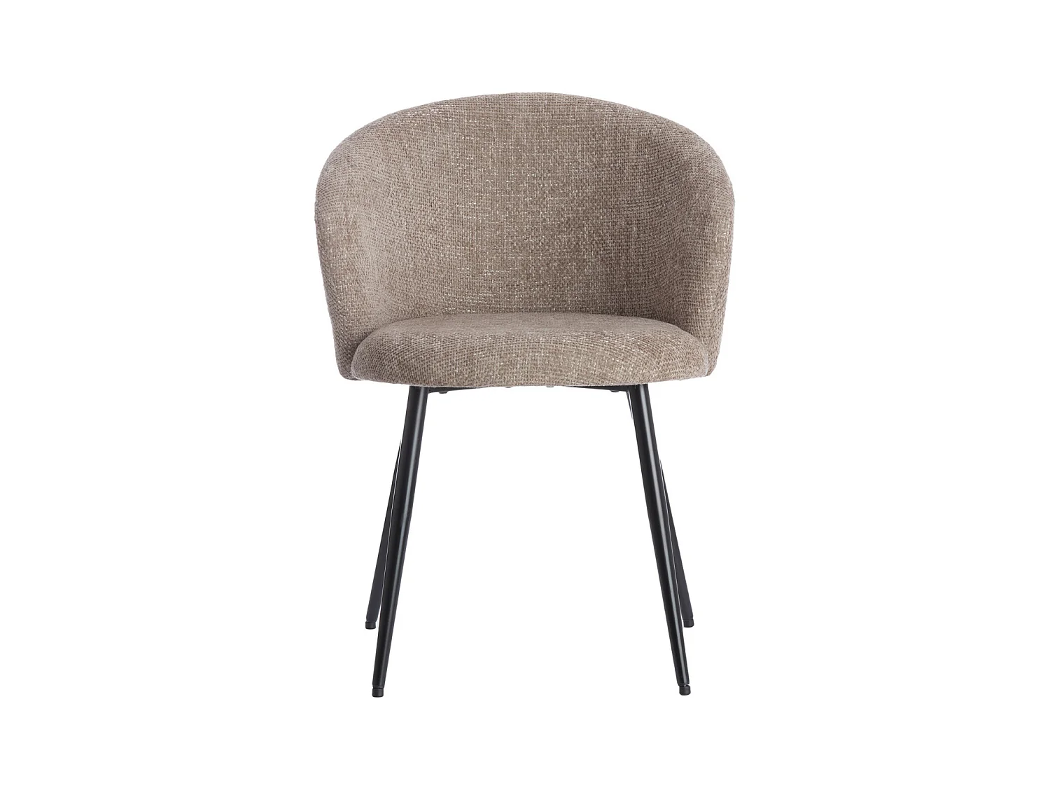 Chaise de salle à manger RADAJA - Ø58x78cm - Marron - Lot de 2