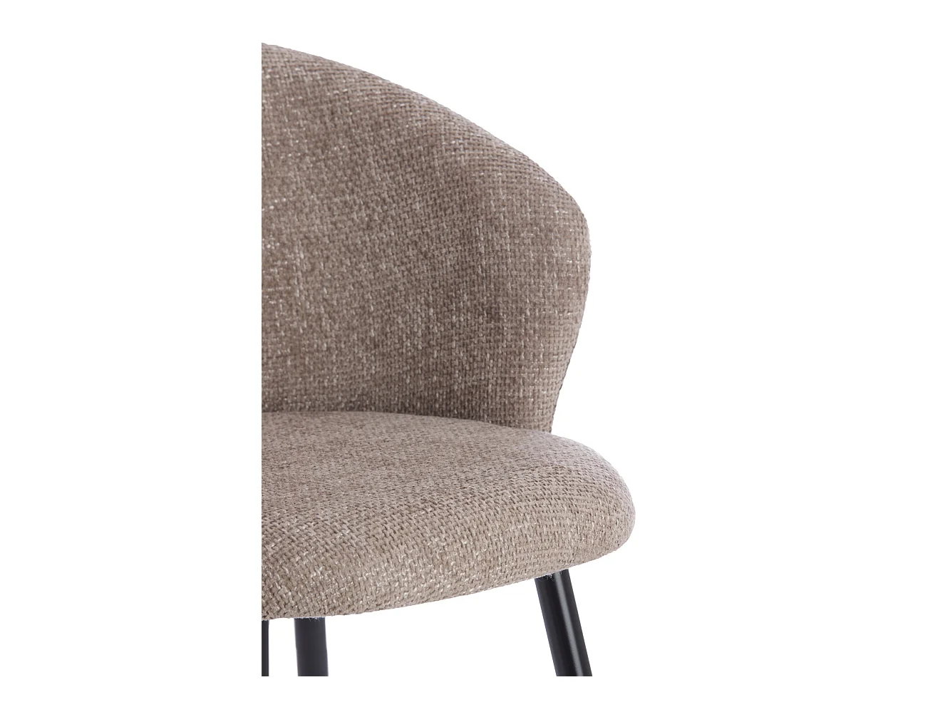 Chaise de salle à manger RADAJA - Ø58x78cm - Marron - Lot de 2