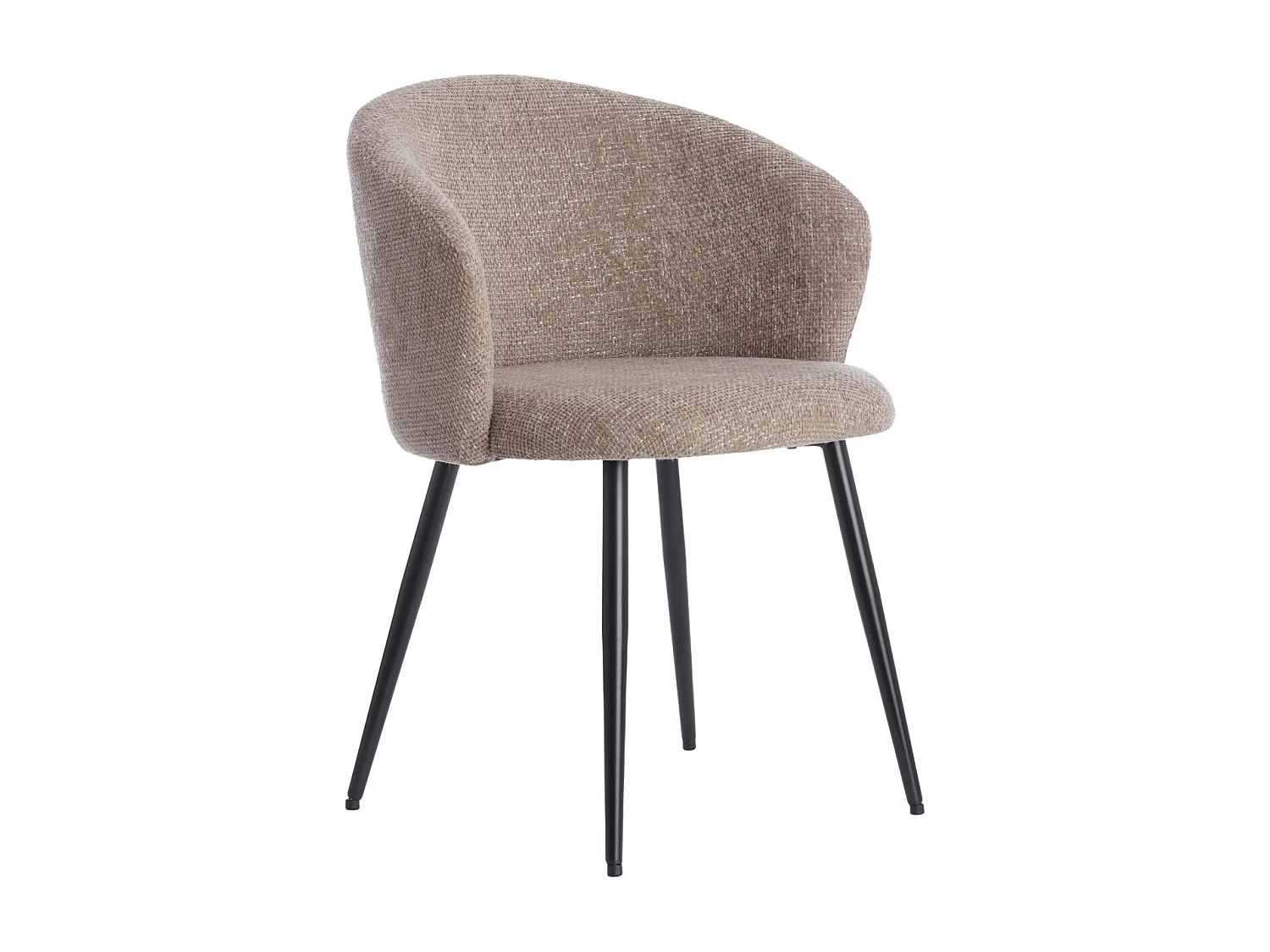 Chaise de salle à manger RADAJA - Ø58x78cm - Marron - Lot de 2