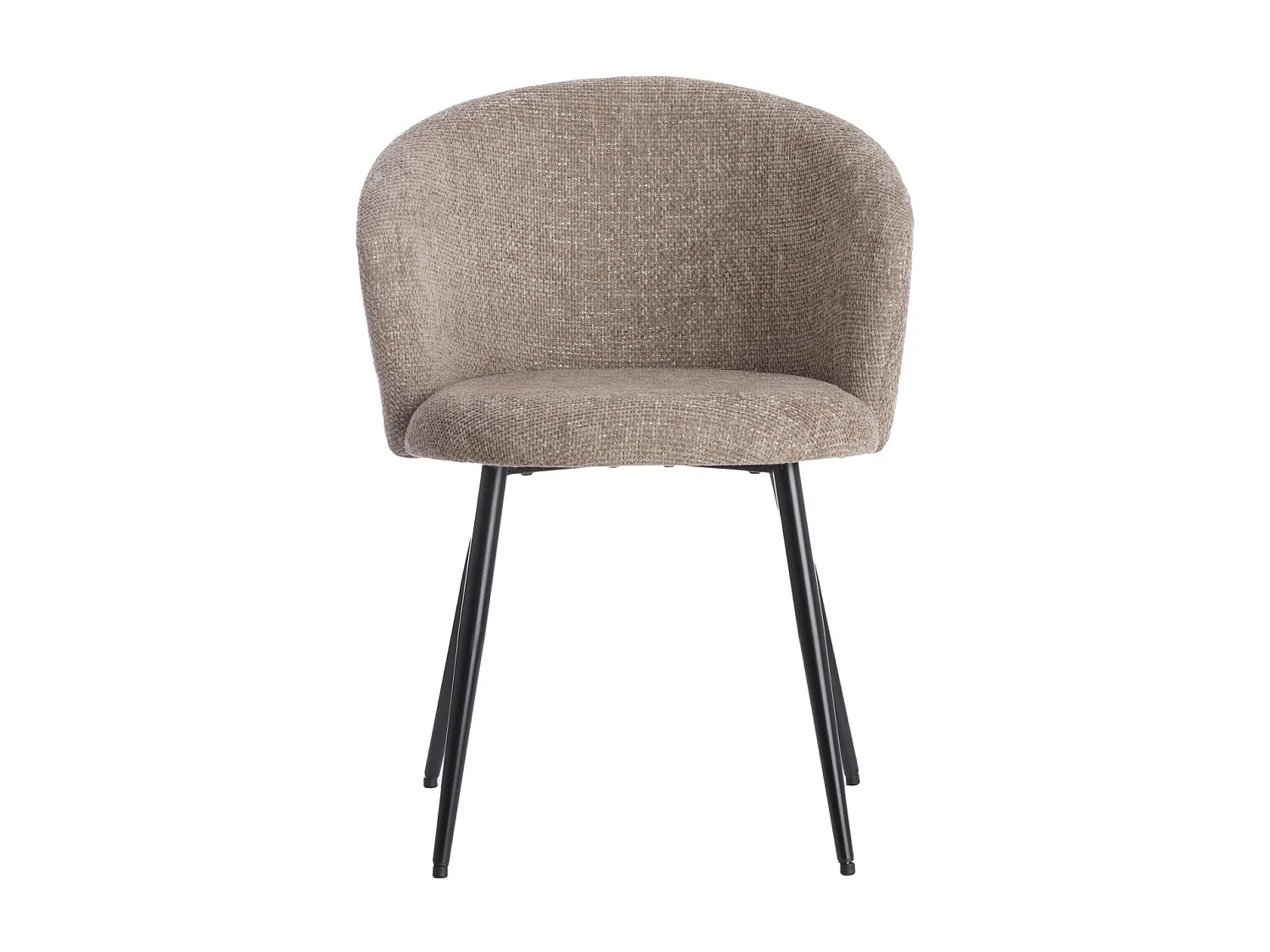 Chaise de salle à manger RADAJA - Ø58x78cm - Marron - Lot de 2