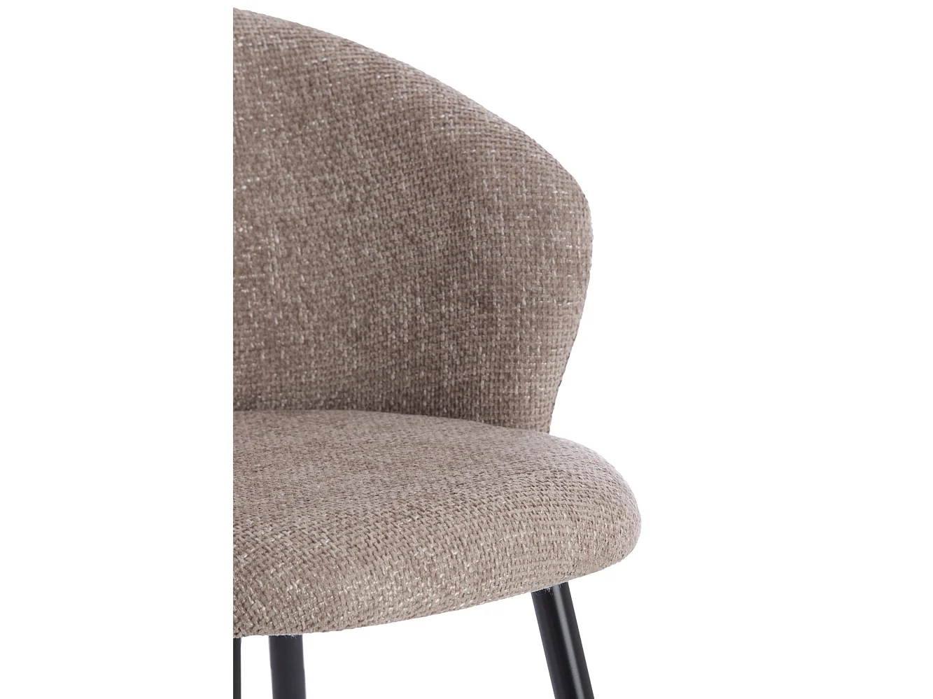 Chaise de salle à manger RADAJA - Ø58x78cm - Marron - Lot de 2