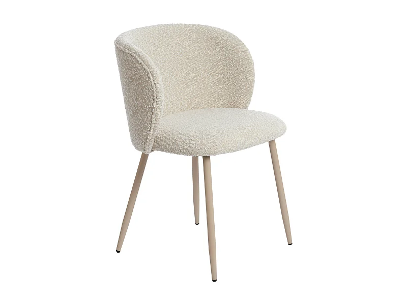 Esszimmerstuhl ELYNA - 56x55x79cm - Weiß - 2er-Set