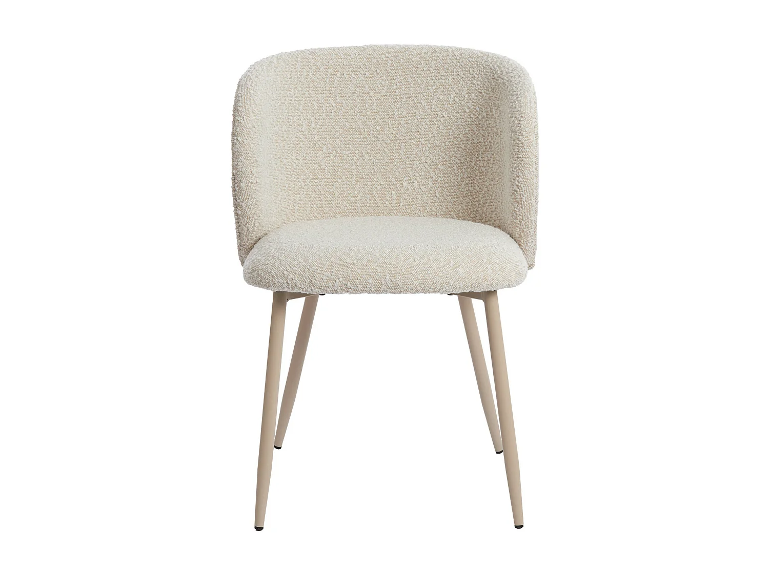 Chaise de salle à manger ELYNA - 56x55x79cm - Blanc - Lot de 2