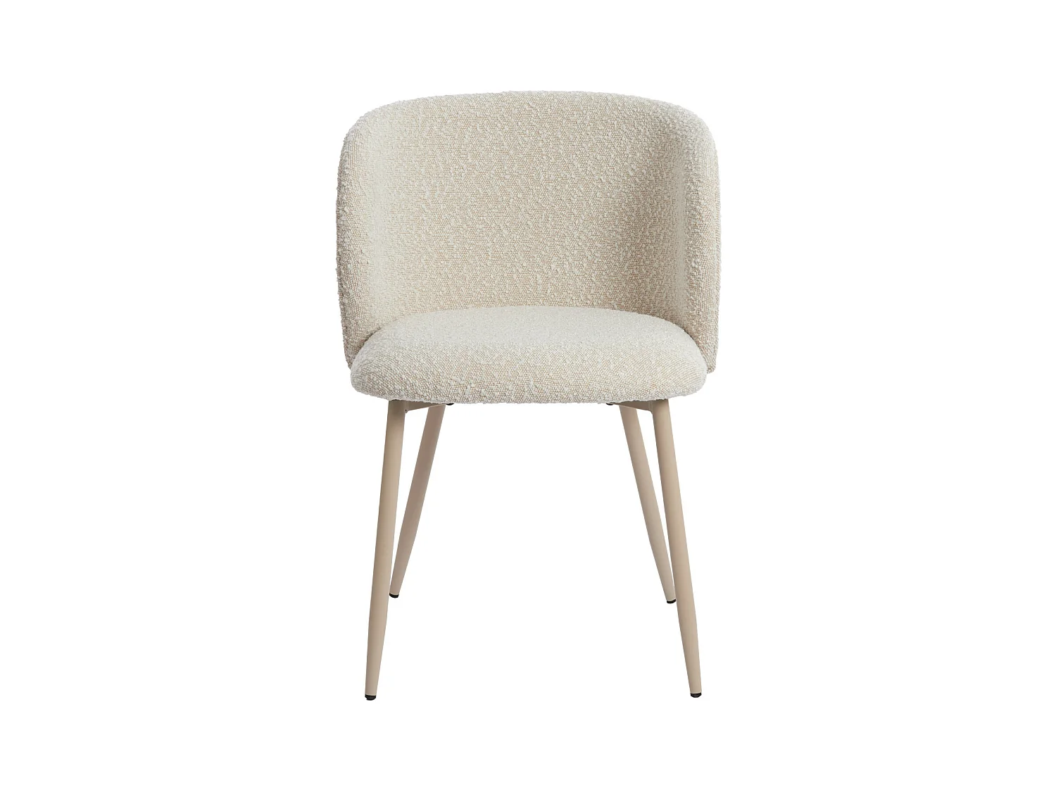 Chaise de salle à manger ELYNA - 56x55x79cm - Blanc - Lot de 2