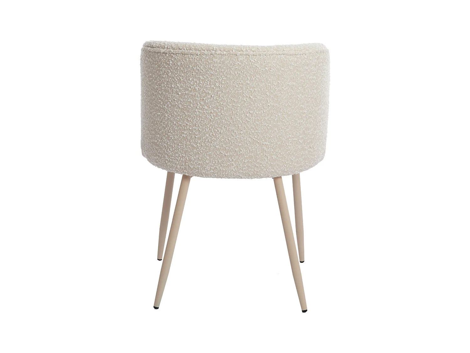 Chaise de salle à manger ELYNA - 56x55x79cm - Blanc - Lot de 2