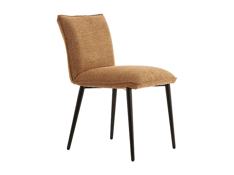 Chaise de salle à manger VADENI - 58x48x85cm - Jaune