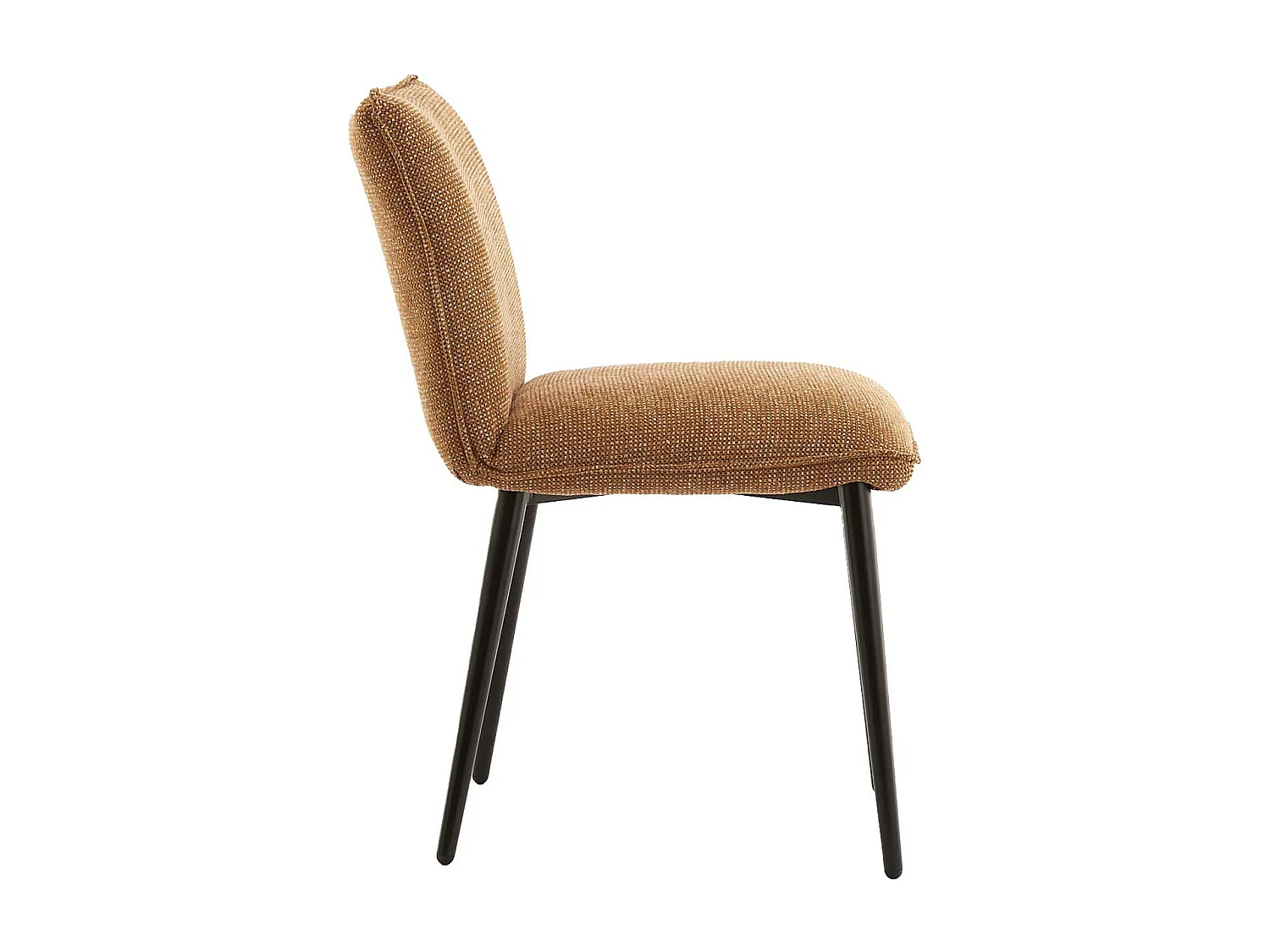 Chaise de salle à manger VADENI - 58x48x85cm - Jaune