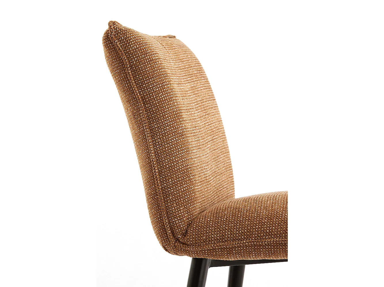 Chaise de salle à manger VADENI - 58x48x85cm - Jaune