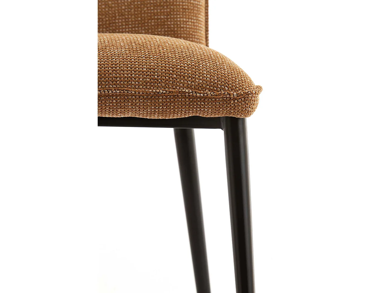 Chaise de salle à manger VADENI - 58x48x85cm - Jaune