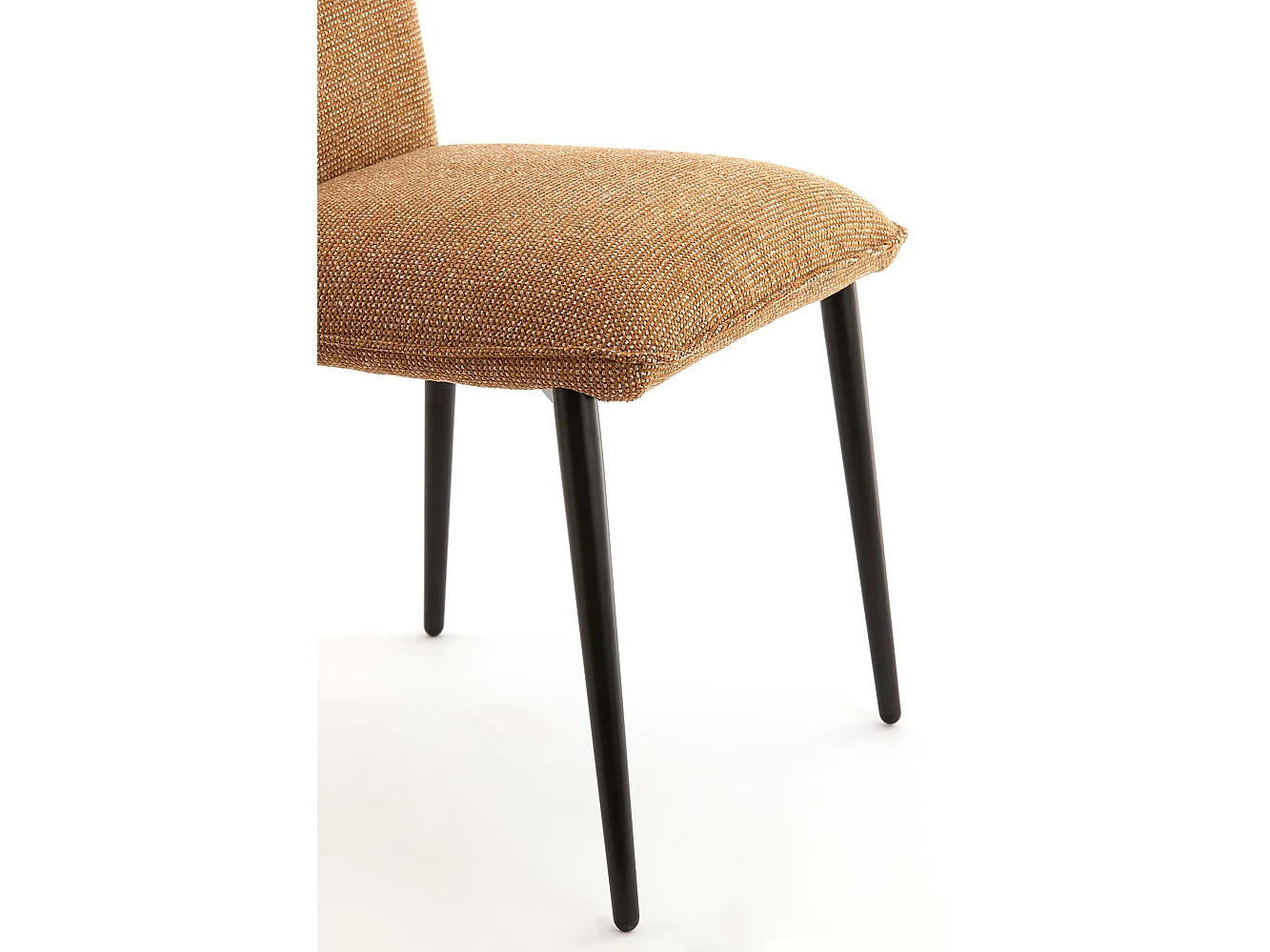 Chaise de salle à manger VADENI - 58x48x85cm - Jaune