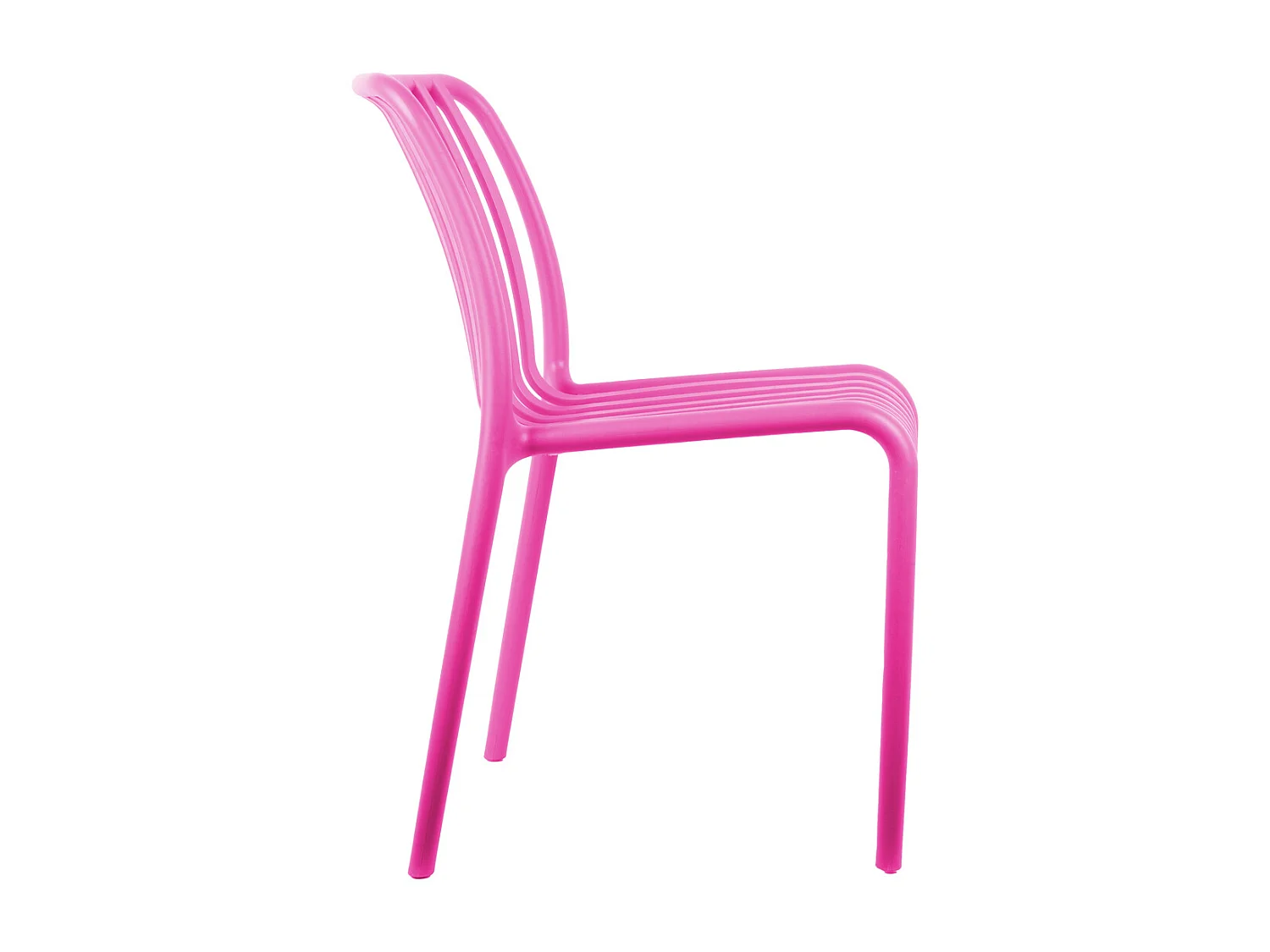 Chaise de salle à manger Glee - Rose vif