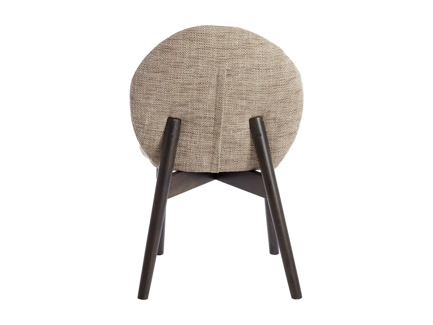 Chaise de salle à manger SINOSA - 59x50x83cm - Marron - Lot de 2