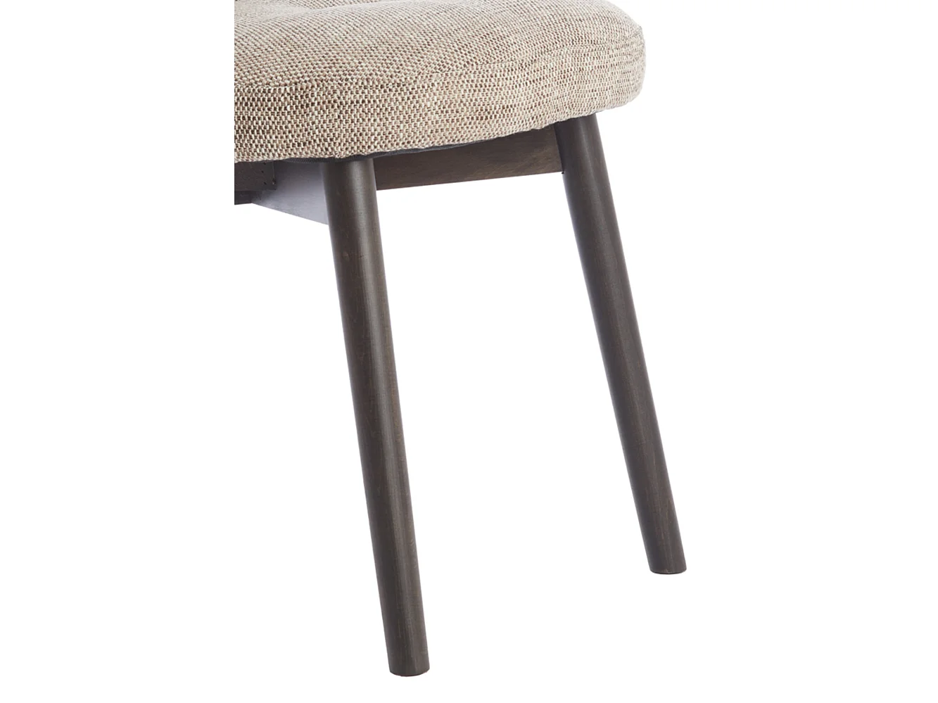 Chaise de salle à manger SINOSA - 59x50x83cm - Marron - Lot de 2