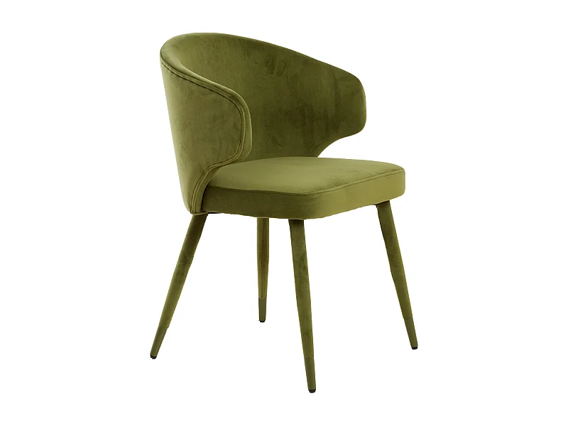 Eetkamerstoel KOSAKA - 79x57x53cm - Groen - Set van 2