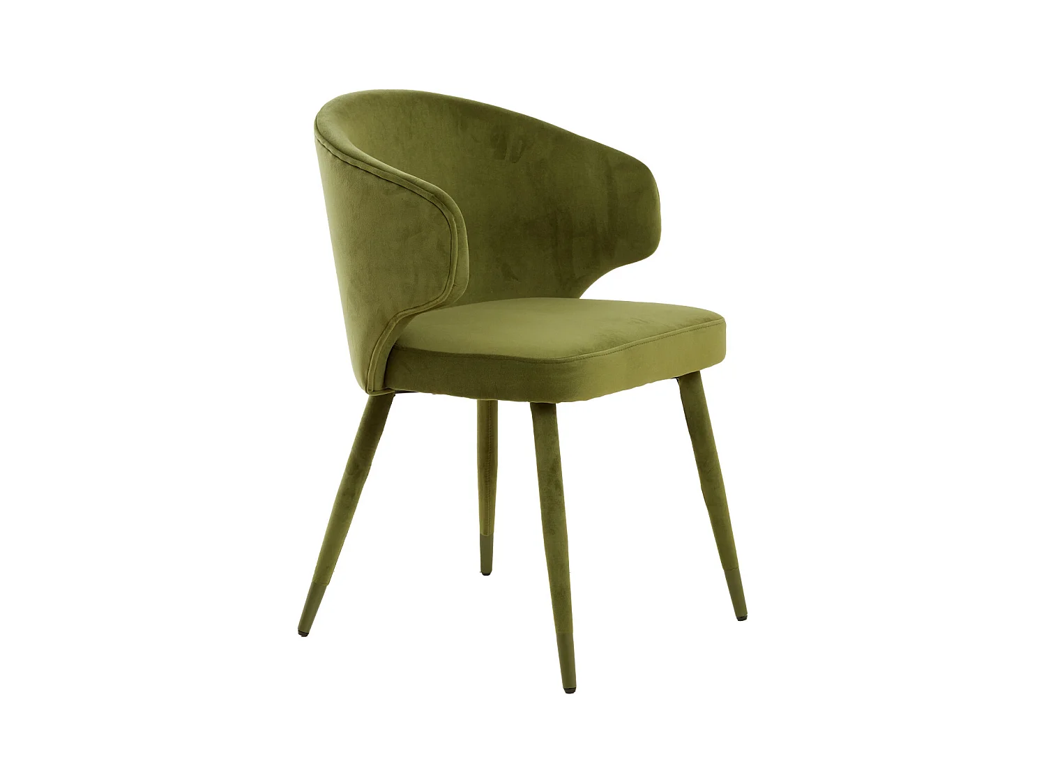 Chaise de salle à manger KOSAKA - 79x57x53cm - Vert - Lot de 2