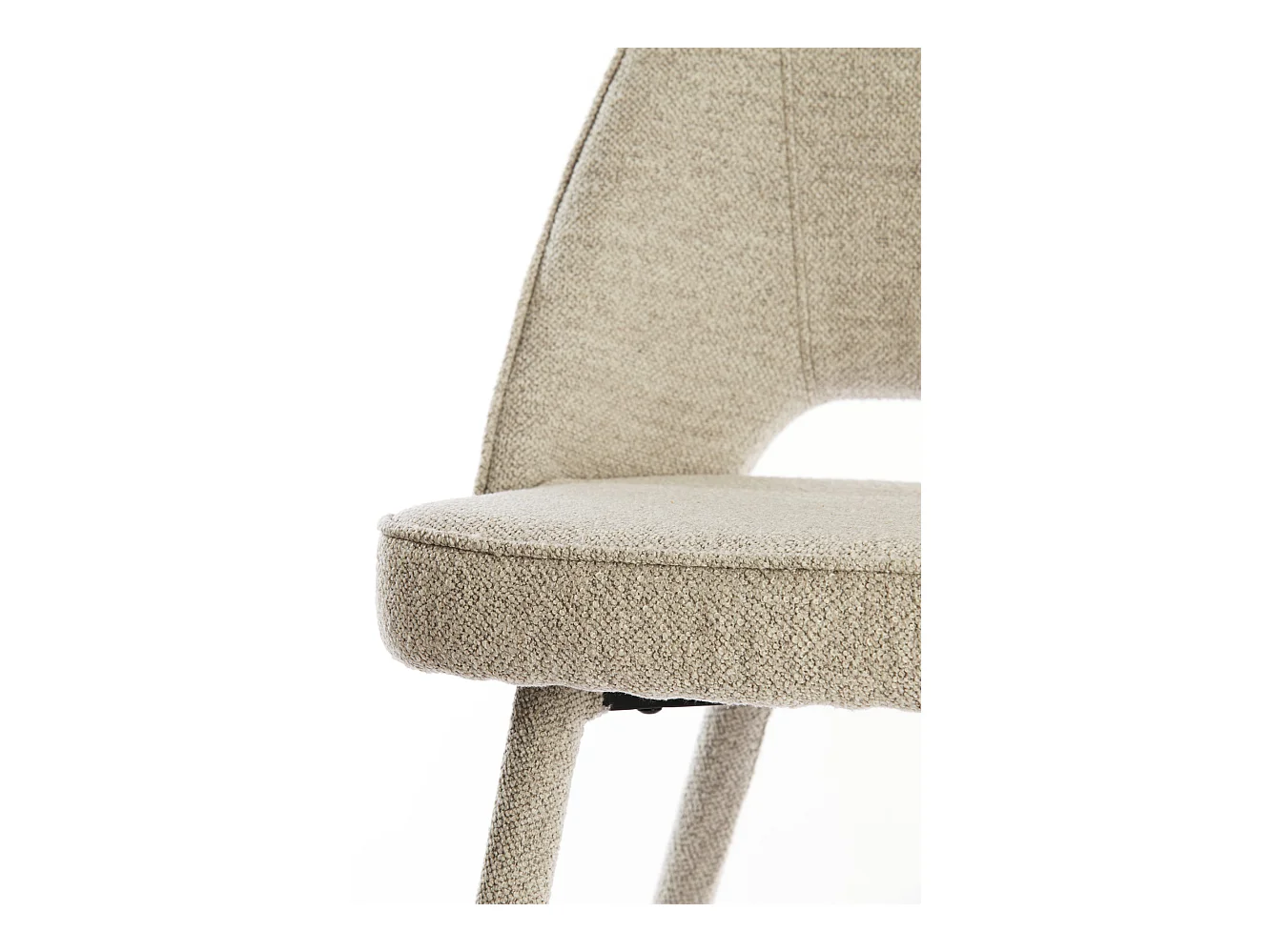 Silla de comedor DJESLIN - 57x51x84cm - Gris - Juego de 2