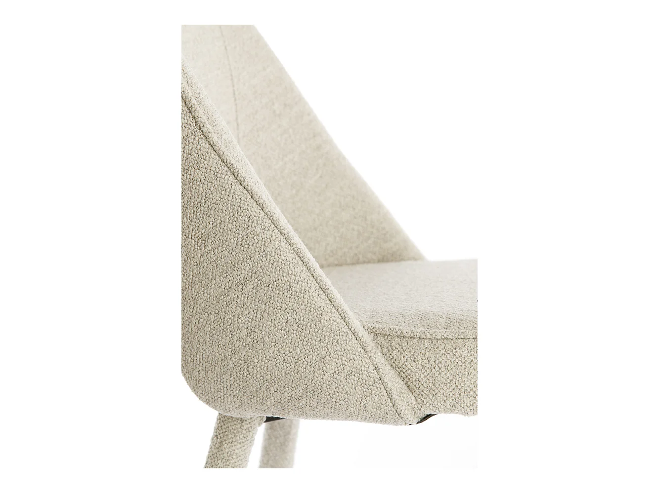 Silla de comedor DJESLIN - 57x51x84cm - Gris - Juego de 2