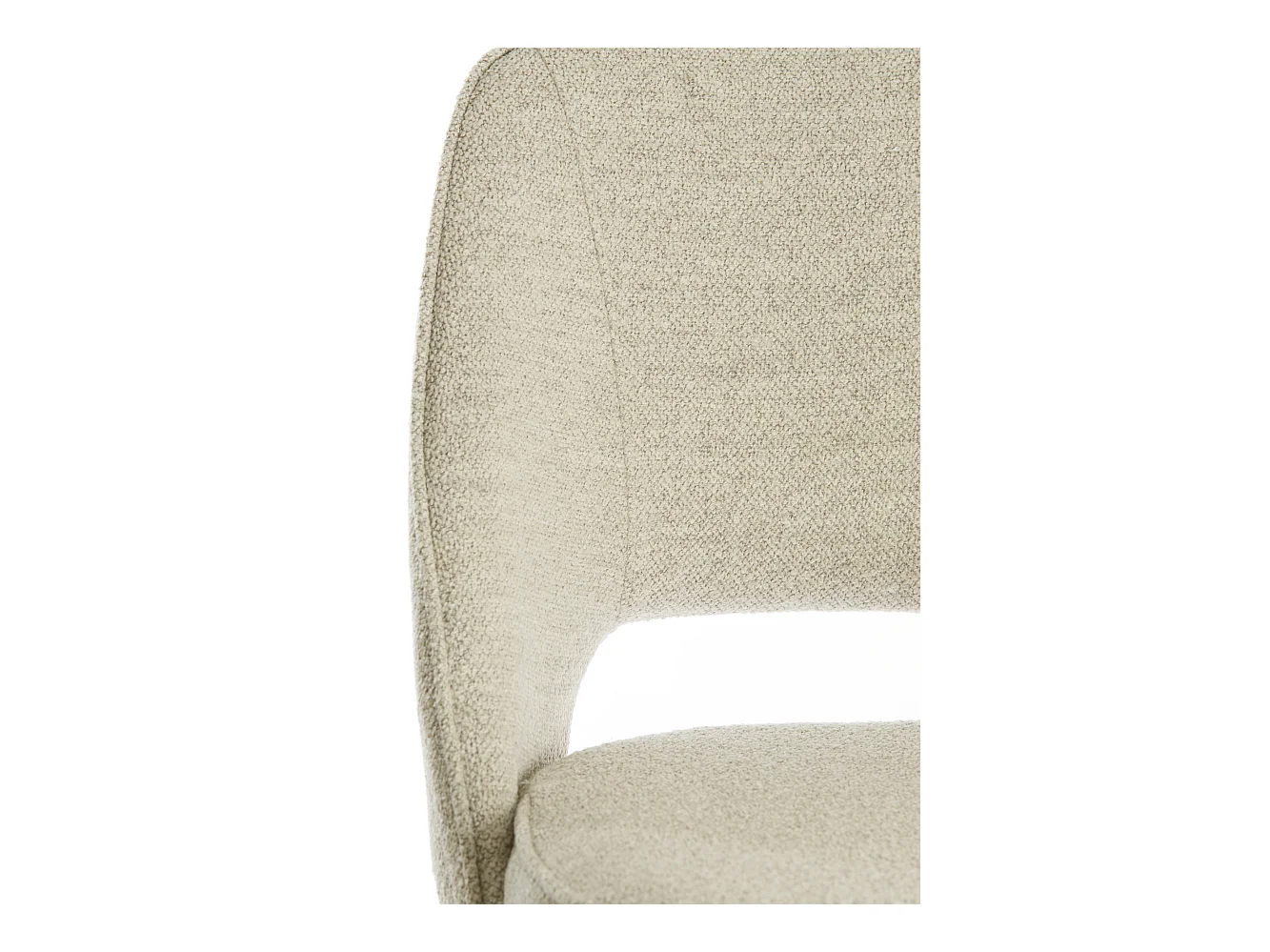 Silla de comedor DJESLIN - 57x51x84cm - Gris - Juego de 2