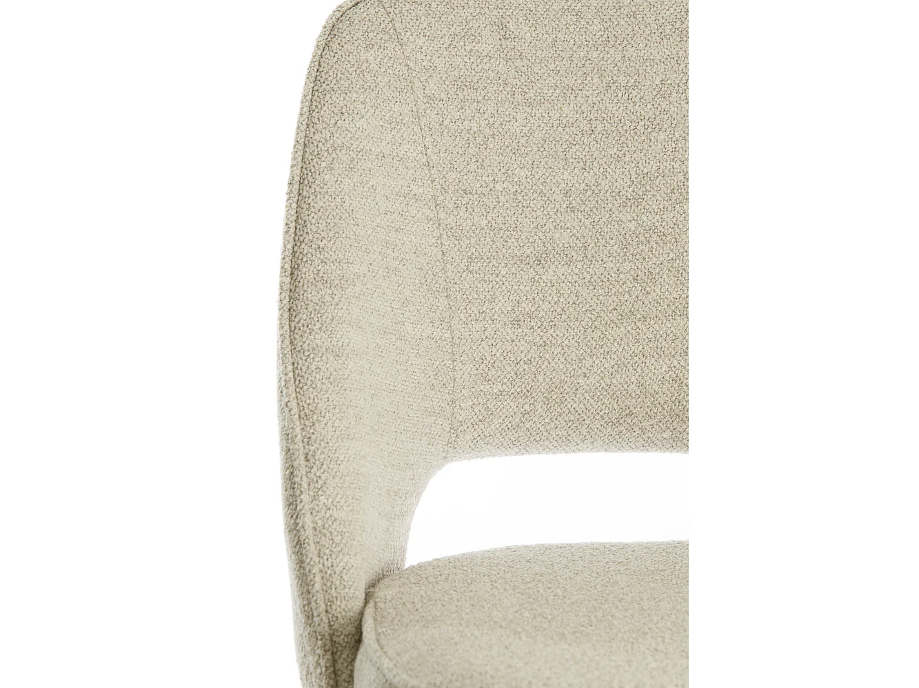 Chaise de salle à manger DJESLIN - 57x51x84cm - Gris - Lot de 2