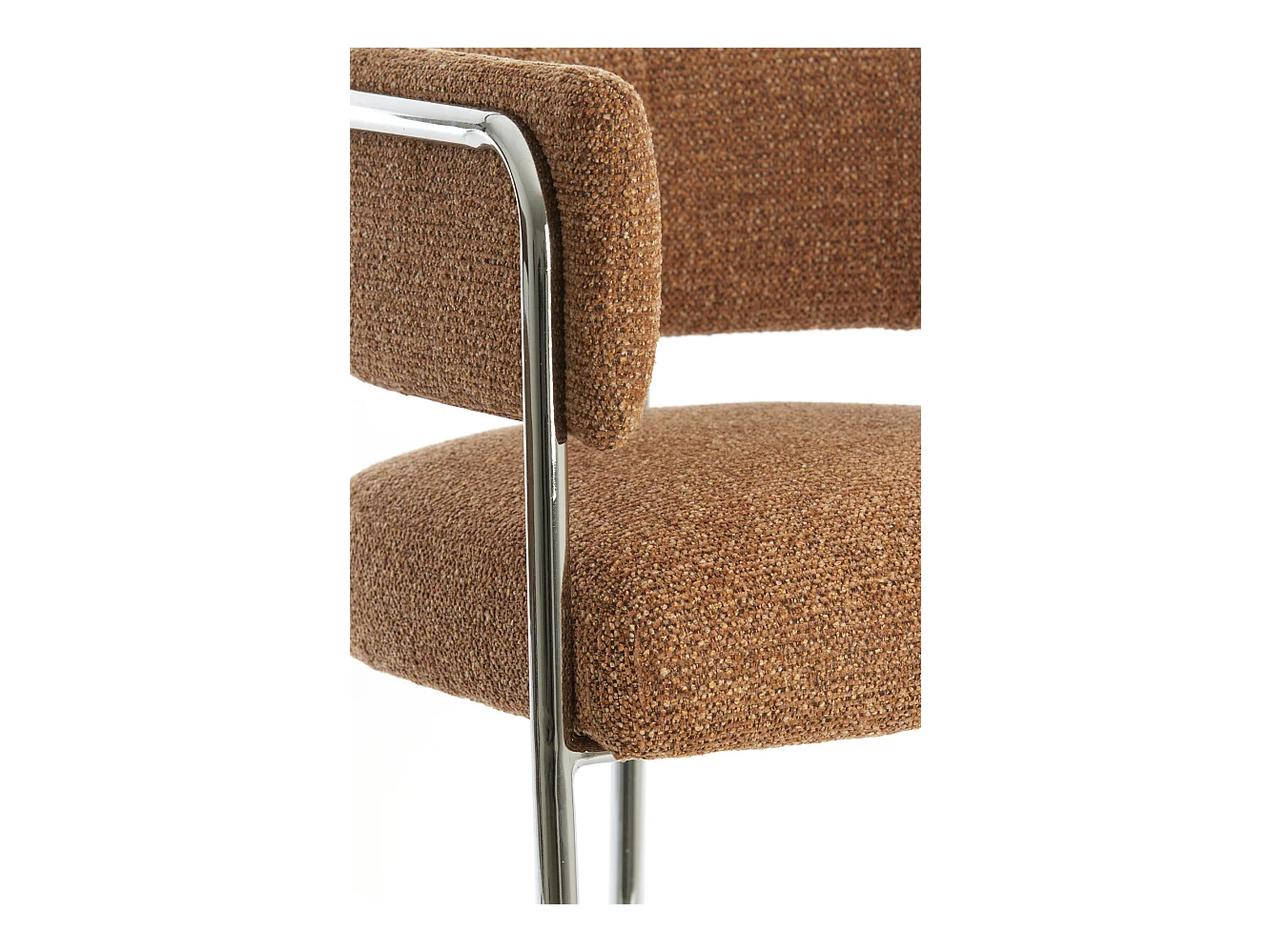 Chaise de salle à manger ADANTE - 56x52x72cm - Marron