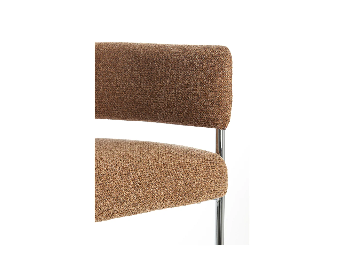 Chaise de salle à manger ADANTE - 56x52x72cm - Marron