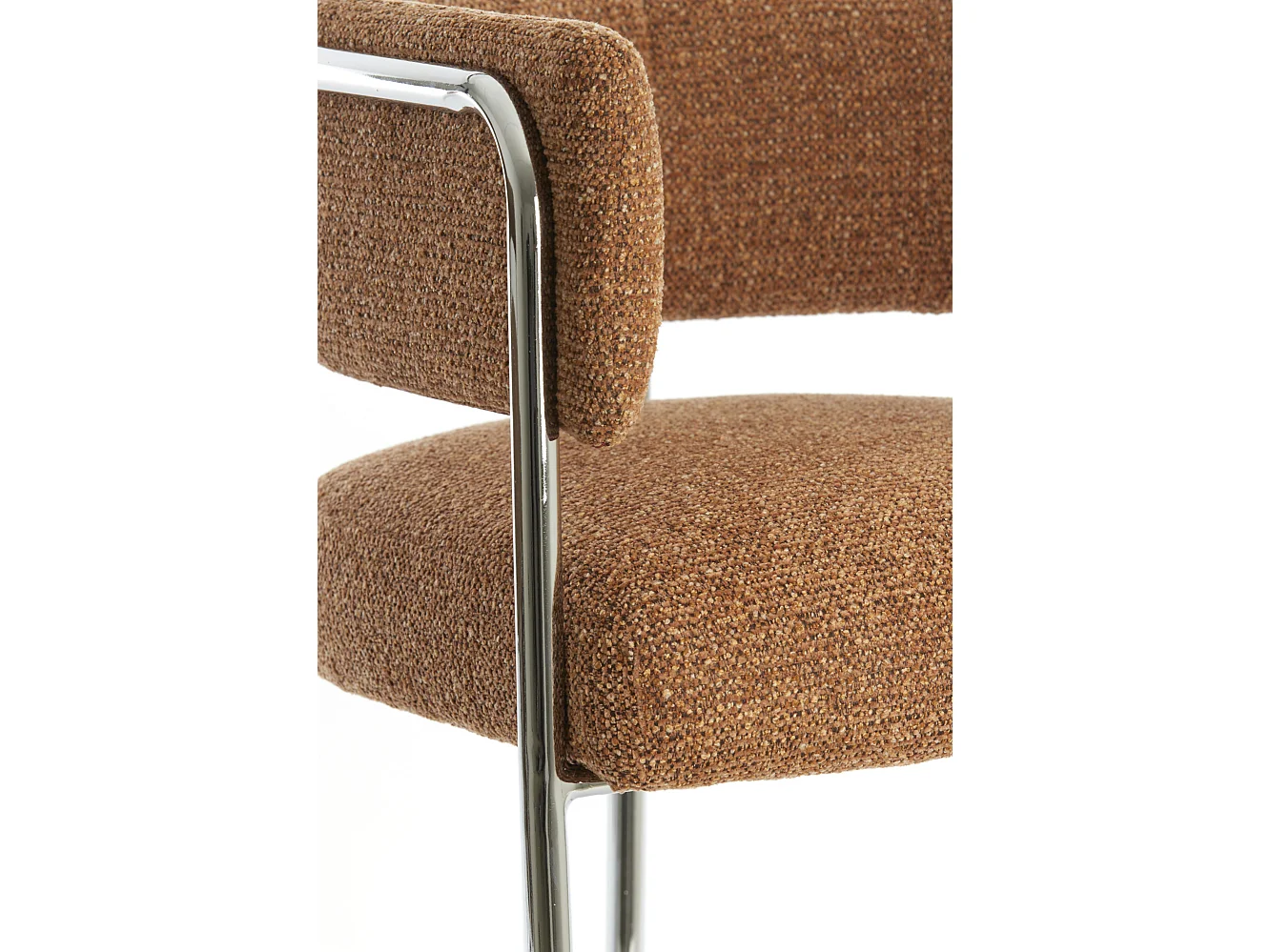 Chaise de salle à manger ADANTE - 56x52x72cm - Marron