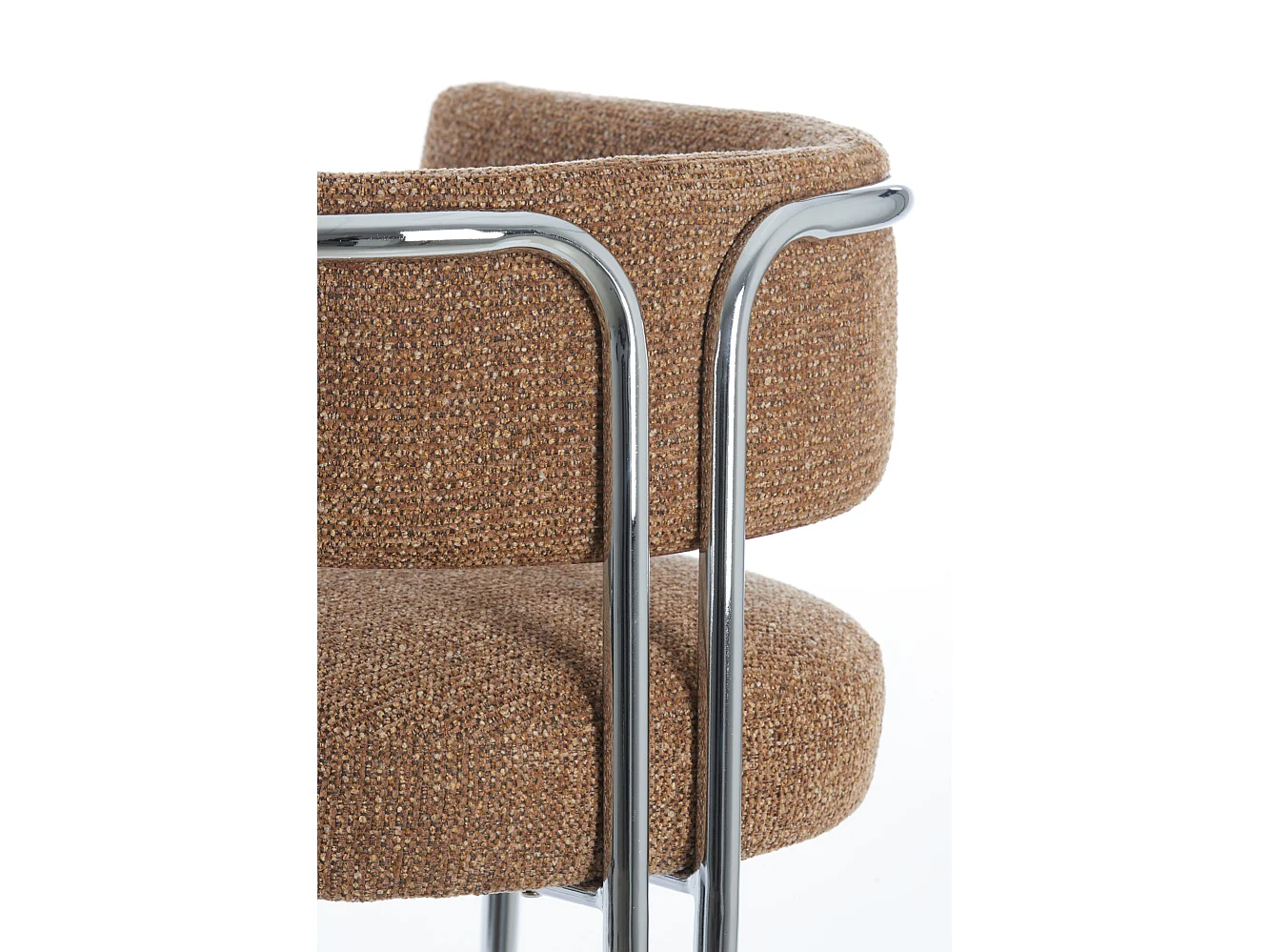 Chaise de salle à manger ADANTE - 56x52x72cm - Marron